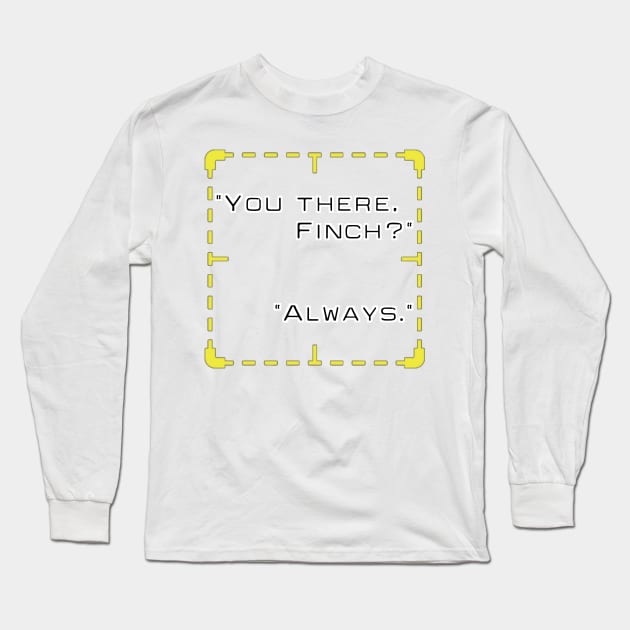 You there, Finch? Long Sleeve T-Shirt by DaijiDoodles